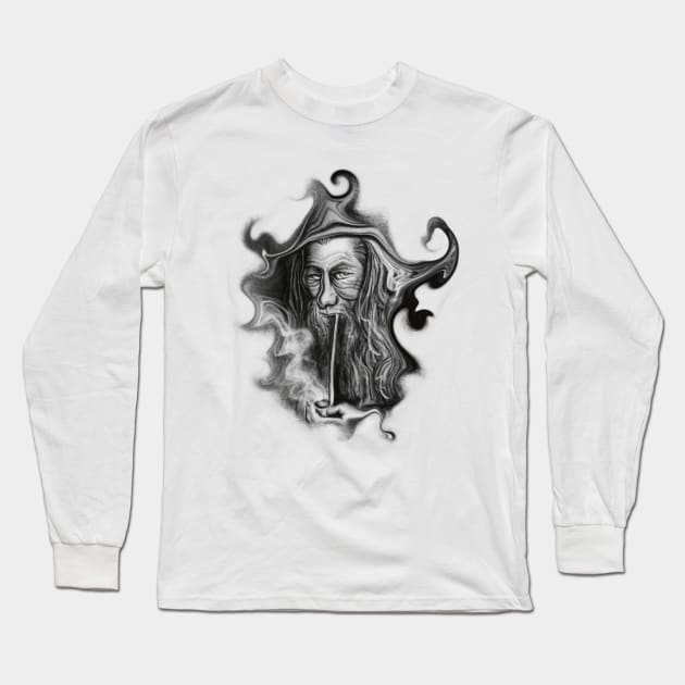 Gandalf Smoke Long Sleeve T-Shirt by Chromaloop